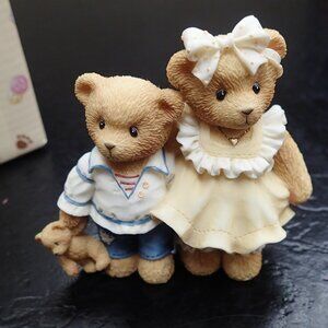 Cherished Teddies Bernard and Bernice 1997 Membears Only Figure